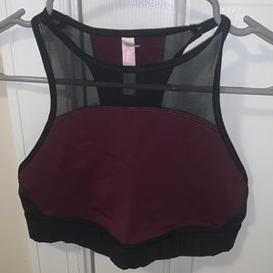 VS Pink high neck sports bra